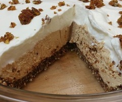 Warrior Buckeye Peanut Butter Cream Pie