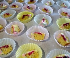 Raspberry Filled Lemon Poppy Seed