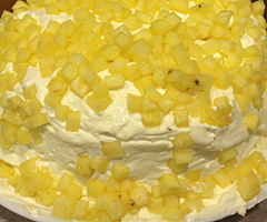 Pineapple Cream Cake