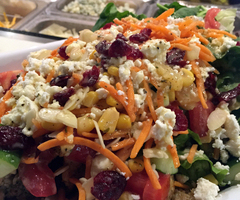 Garden salad with Quinoa