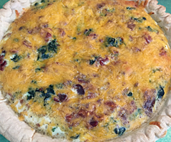 Bacon Spinach Quiche