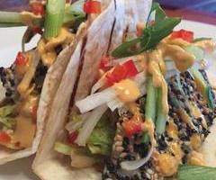 Sesame Lion Fish Tacos