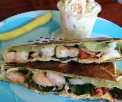 Tuscan Shrimp Wrap