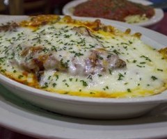 Chicken Parmesan with a side of Pasta 