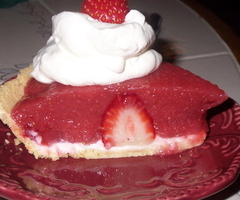 No bake Strawberry Pie