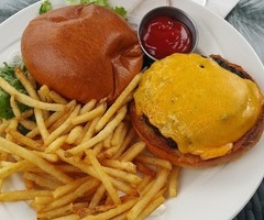 Burger and Fries