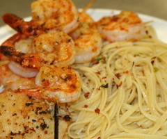 Garlic Shrimp Dinner